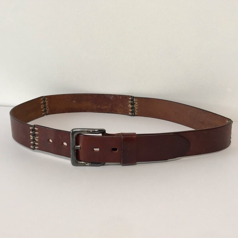 Vintage Patchwork Whipstitch Beaded Square Buckle… - image 5